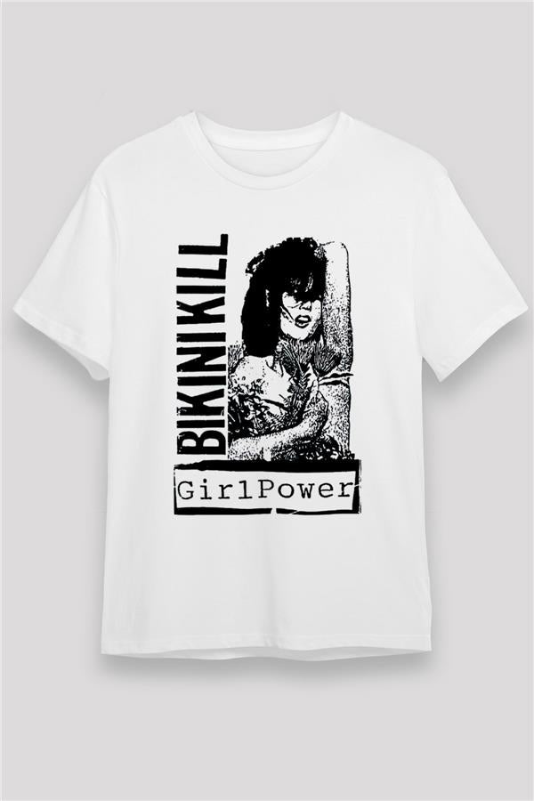 Bikini Kill Printed Unisex White T-Shirt