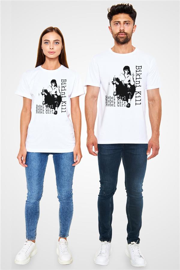 Bikini Kill Printed Unisex White T-Shirt