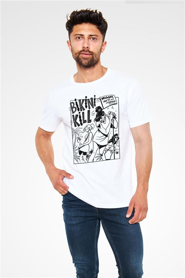 Bikini Kill Printed Unisex White T-Shirt