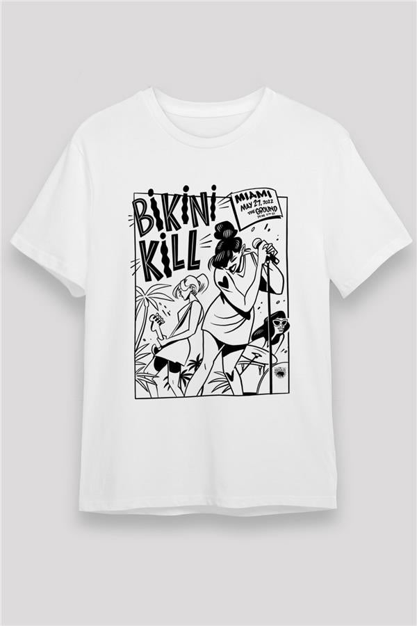 Bikini Kill Printed Unisex White T-Shirt
