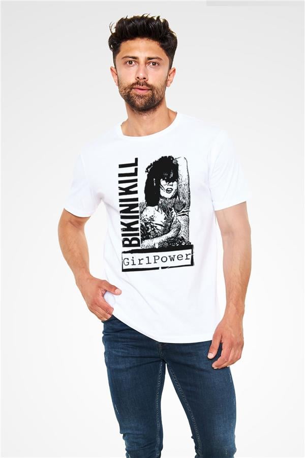 Bikini Kill Printed Unisex White T-Shirt