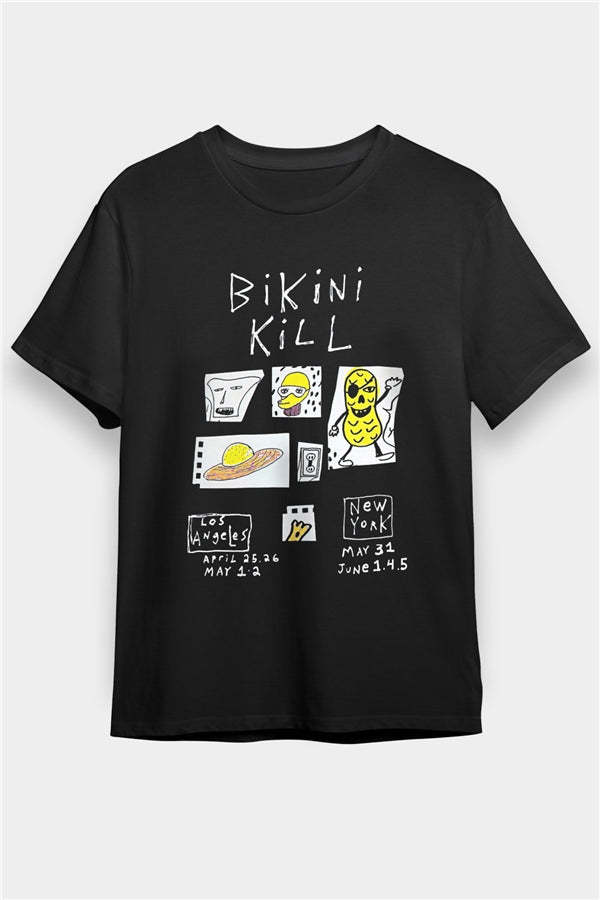 Bikini Kill Printed Unisex Black T-Shirt