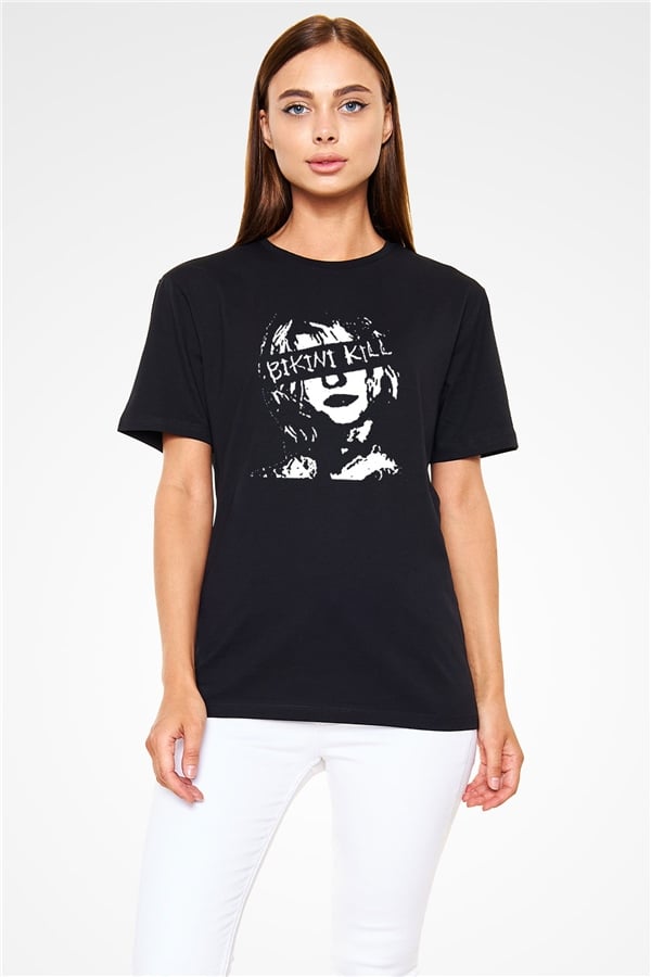 Bikini Kill Printed Unisex Black T-Shirt