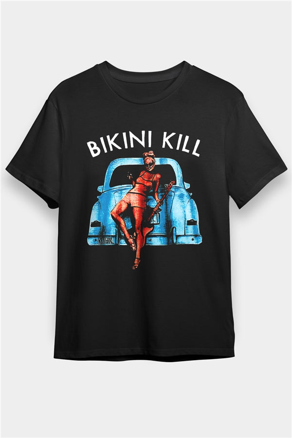 Bikini Kill Printed Unisex Black T-Shirt