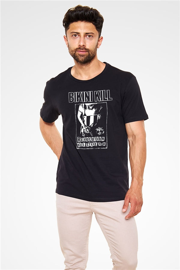 Bikini Kill Printed Unisex Black T-Shirt