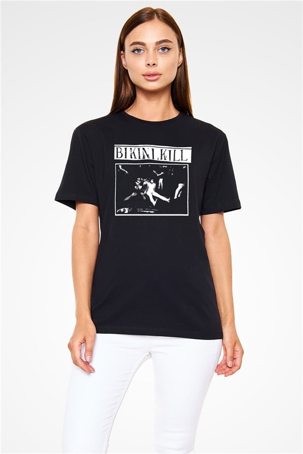 Bikini Kill Printed Unisex Black T-Shirt