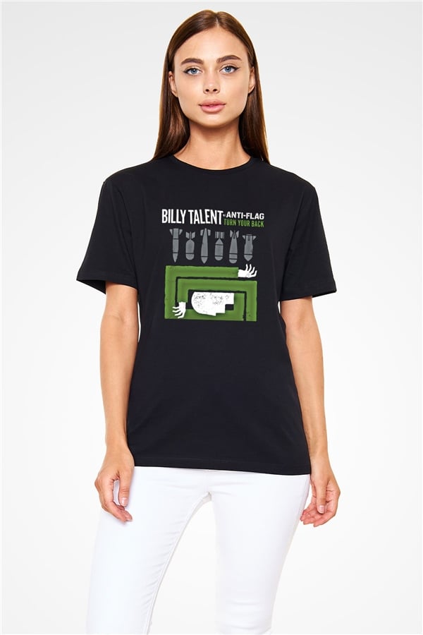Billy Talent Printed Unisex Black T-Shirt