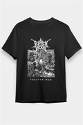 Black Jackal Printed Unisex Black T-Shirt