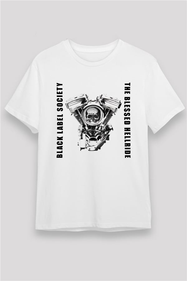 Black Label Society White Unisex T-Shirt