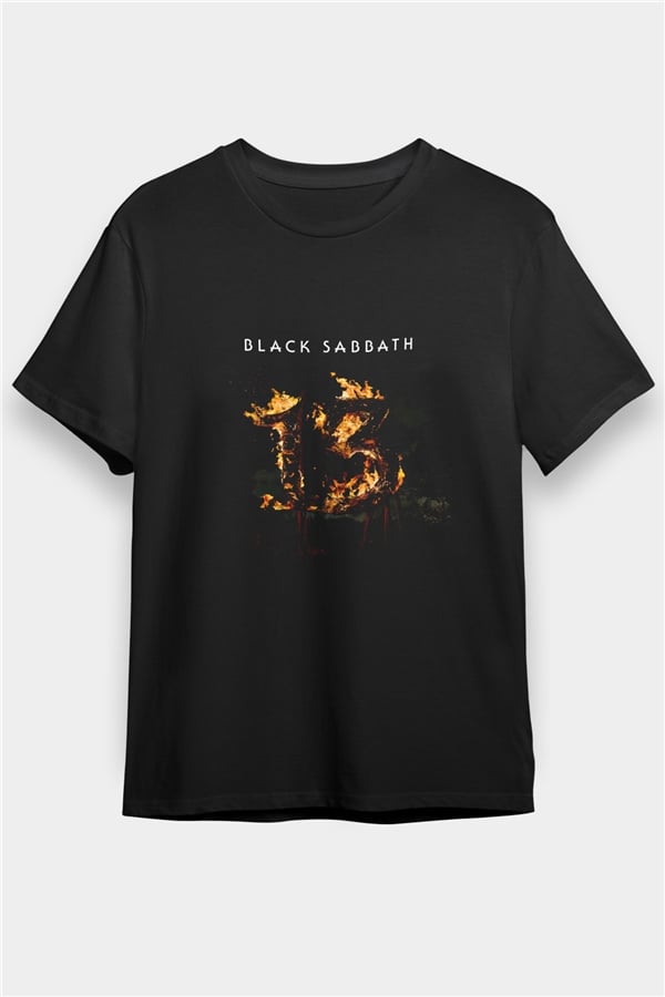 Black Sabbath Printed Unisex Black T-Shirt