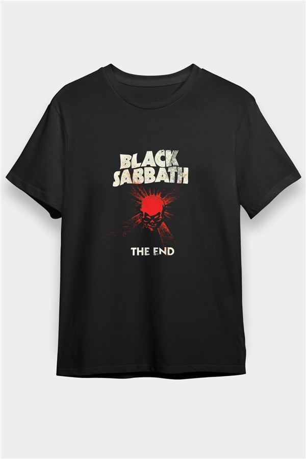 Black Sabbath Printed Unisex Black T-Shirt