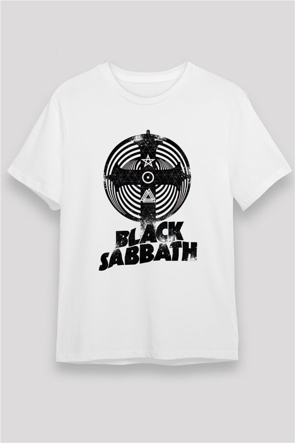 Black Sabbath White Unisex T-Shirt