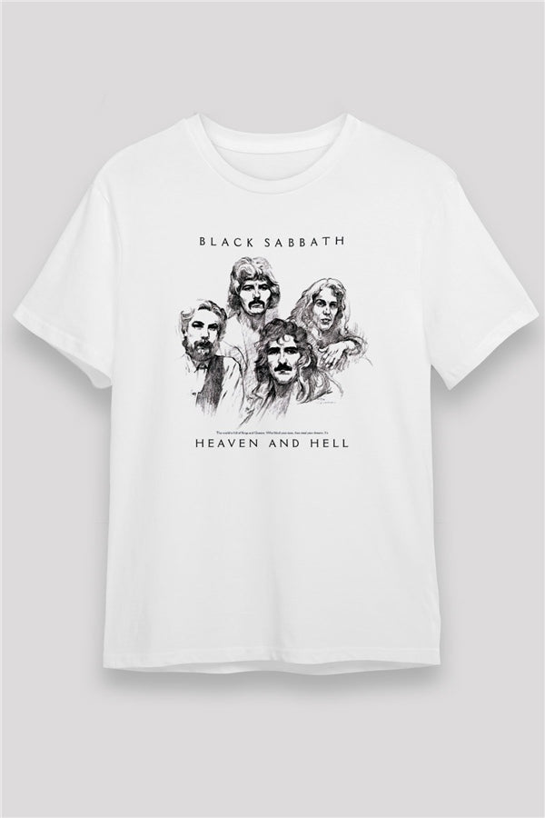 Black Sabbath White Unisex T-Shirt