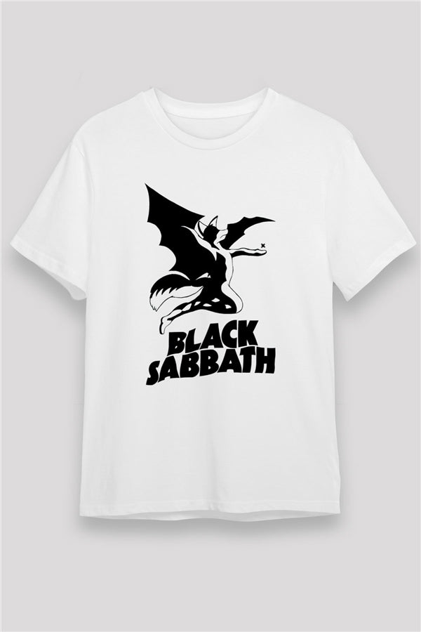 Black Sabbath White Unisex T-Shirt