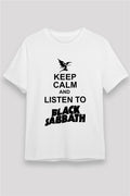 Black Sabbath White Unisex T-Shirt