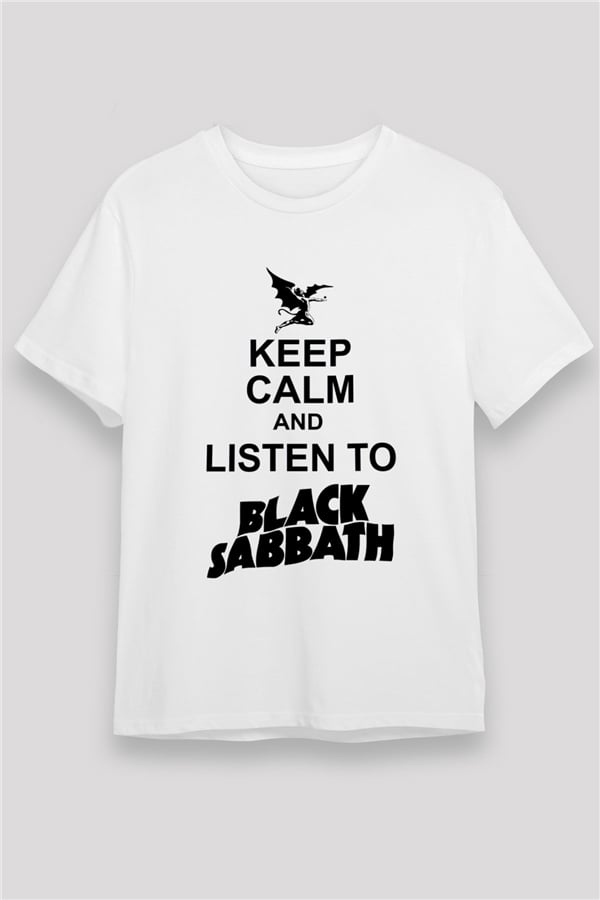 Black Sabbath White Unisex T-Shirt