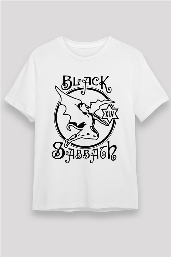 Black Sabbath White Unisex T-Shirt