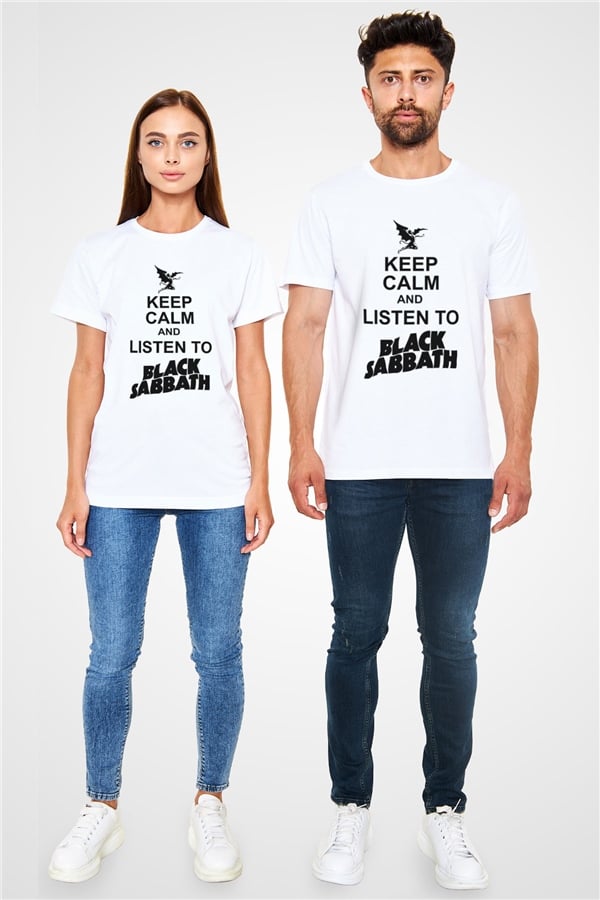 Black Sabbath White Unisex T-Shirt