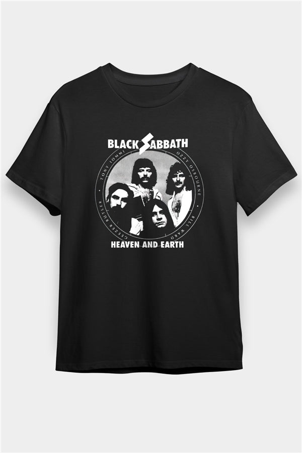 Black Sabbath Heaven And Earth Black Unisex T-Shirt