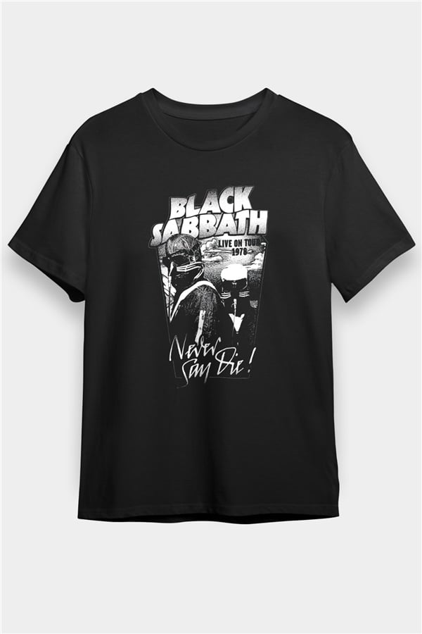 Black Sabbath Never Say Die Black Unisex T-Shirt