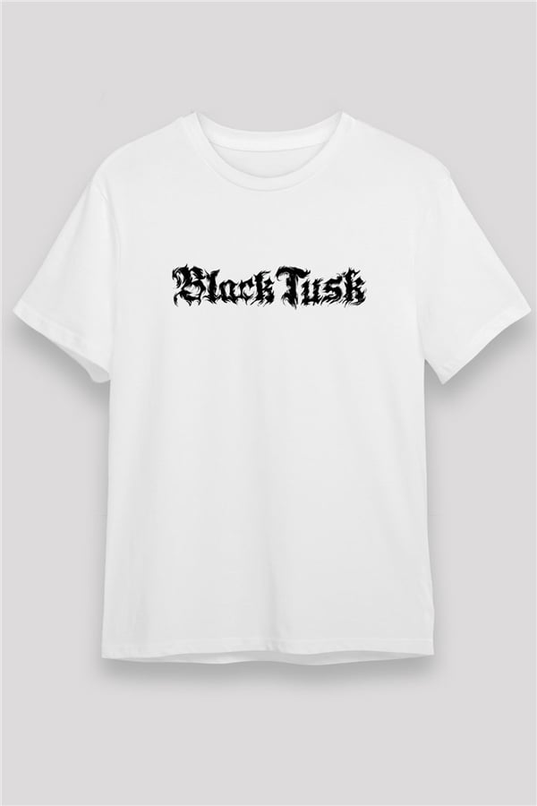 Black Tusk White Unisex T-Shirt
