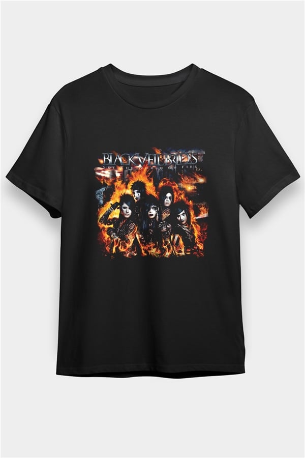 Black Veil Brides Printed Unisex Black T-Shirt
