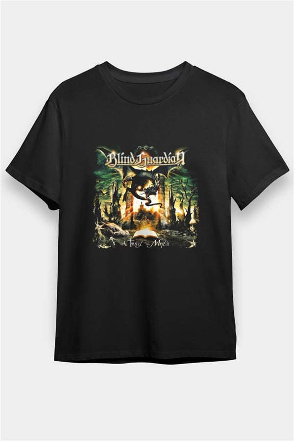 Blind Guardian Printed Unisex Black T-Shirt