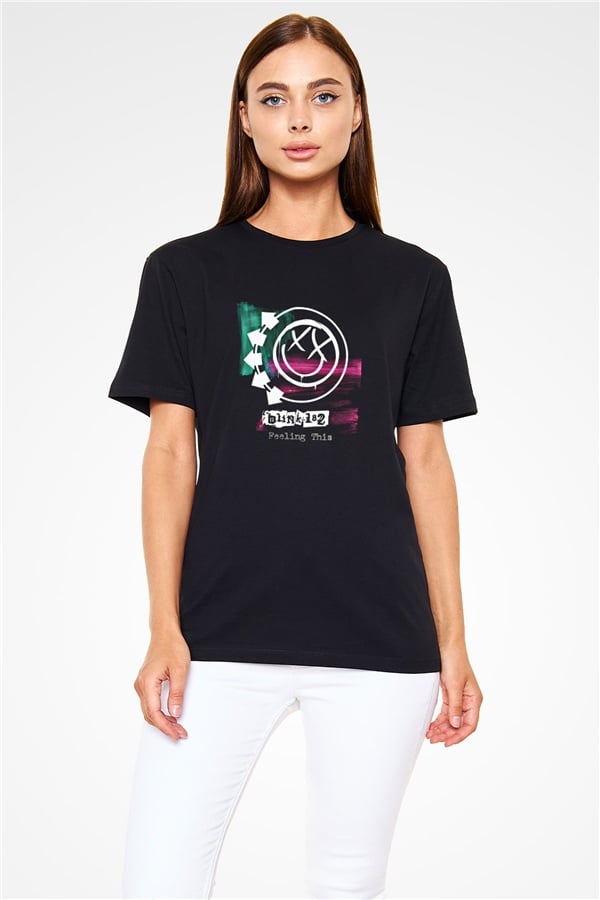 Blink-182 Printed Unisex Black T-Shirt
