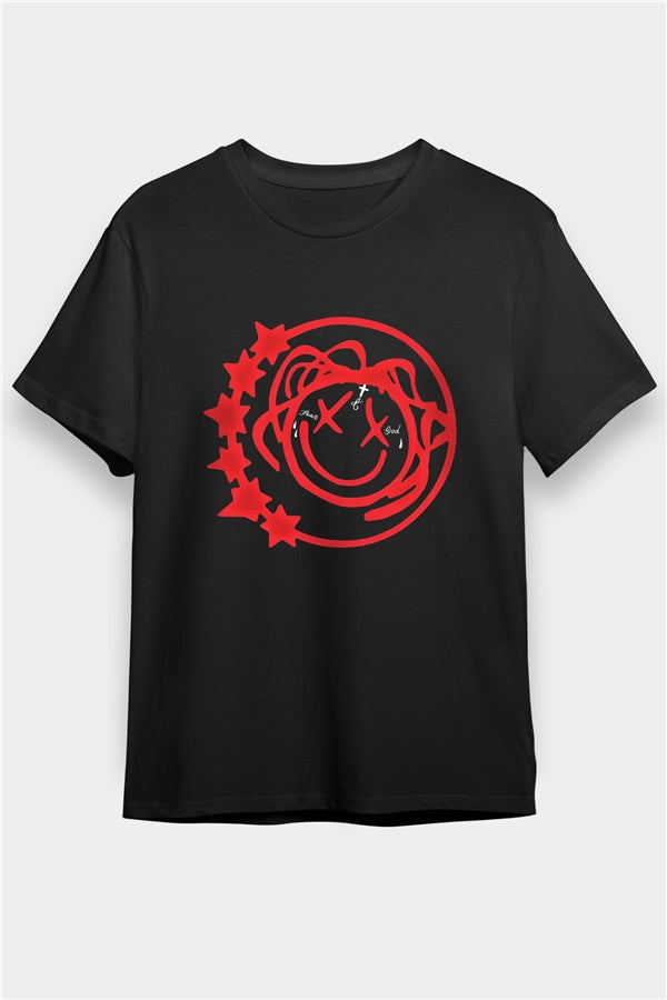 Blink-182 Printed Unisex Black T-Shirt