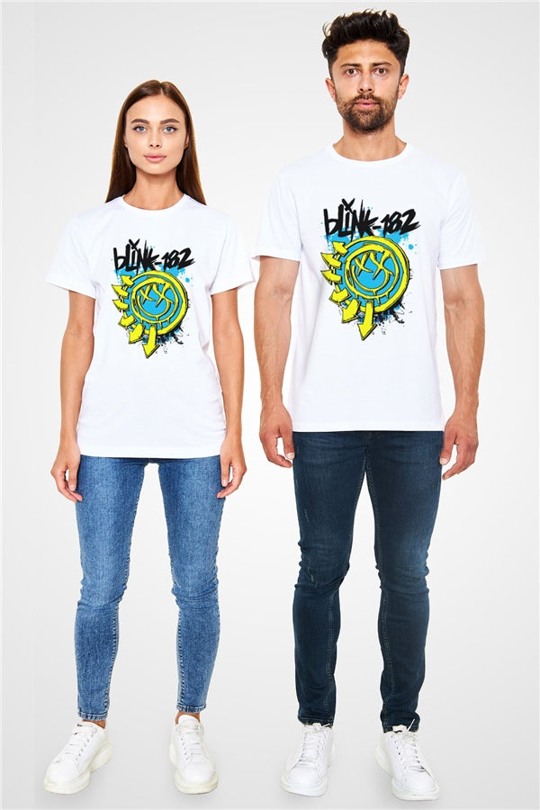 Blink 182 White Unisex T-Shirt