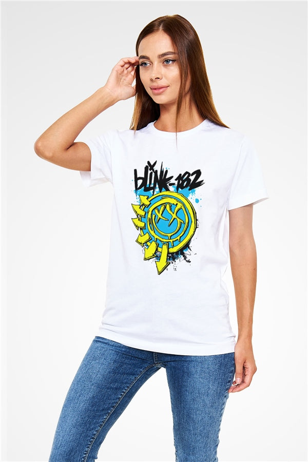 Blink 182 White Unisex T-Shirt
