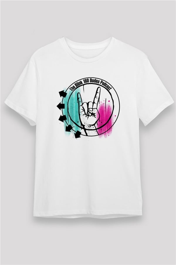 Blink 182 White Unisex T-Shirt