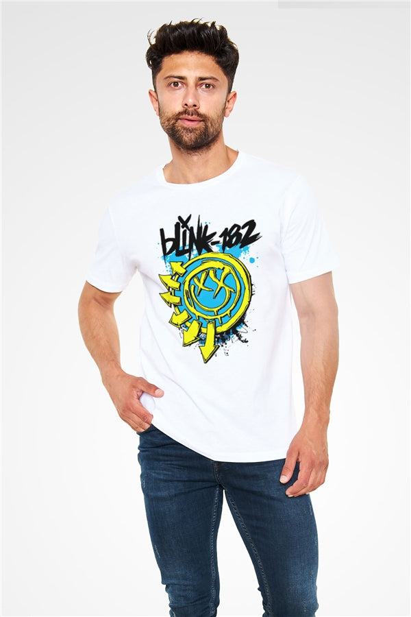 Blink 182 White Unisex T-Shirt