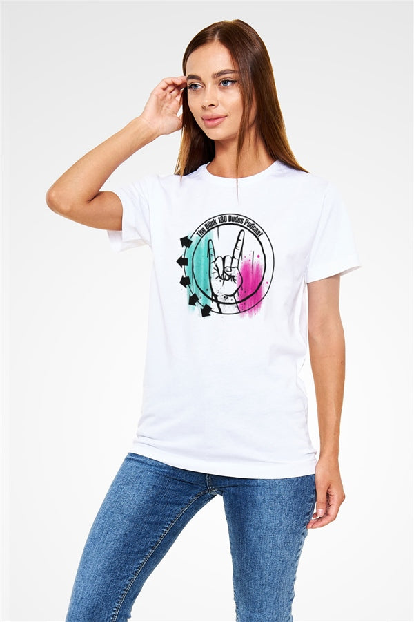 Blink 182 White Unisex T-Shirt