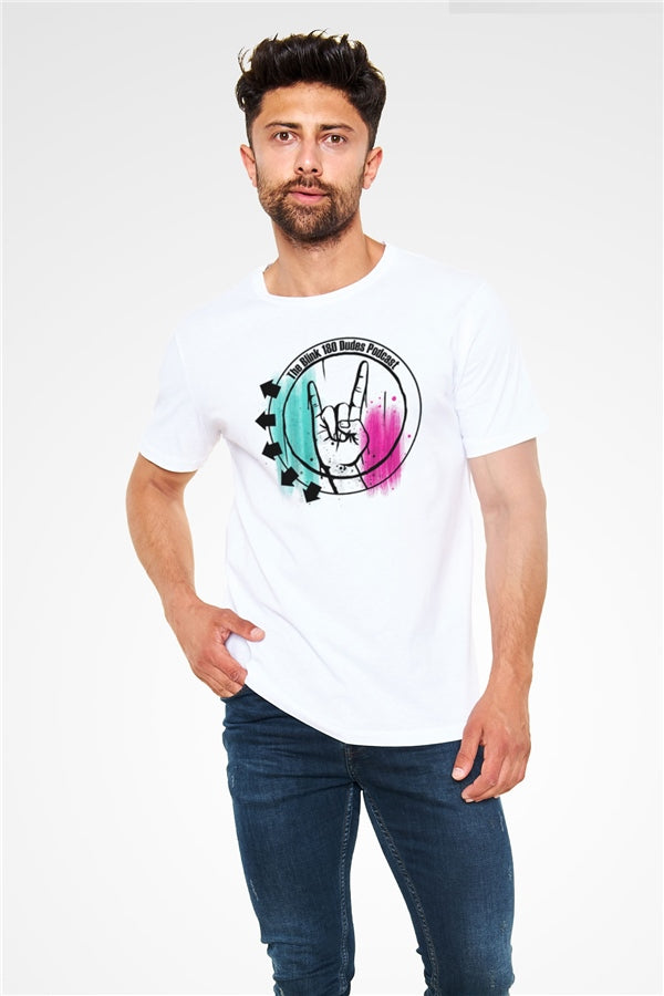 Blink 182 White Unisex T-Shirt