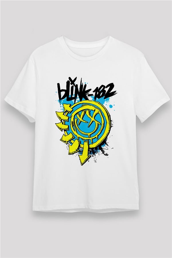 Blink 182 White Unisex T-Shirt