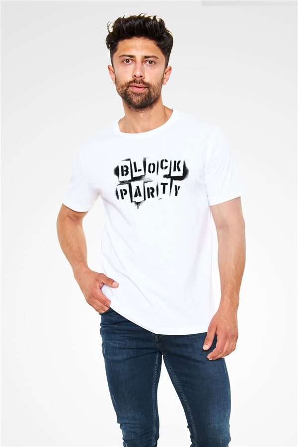 Bloc Party White Unisex T-Shirt