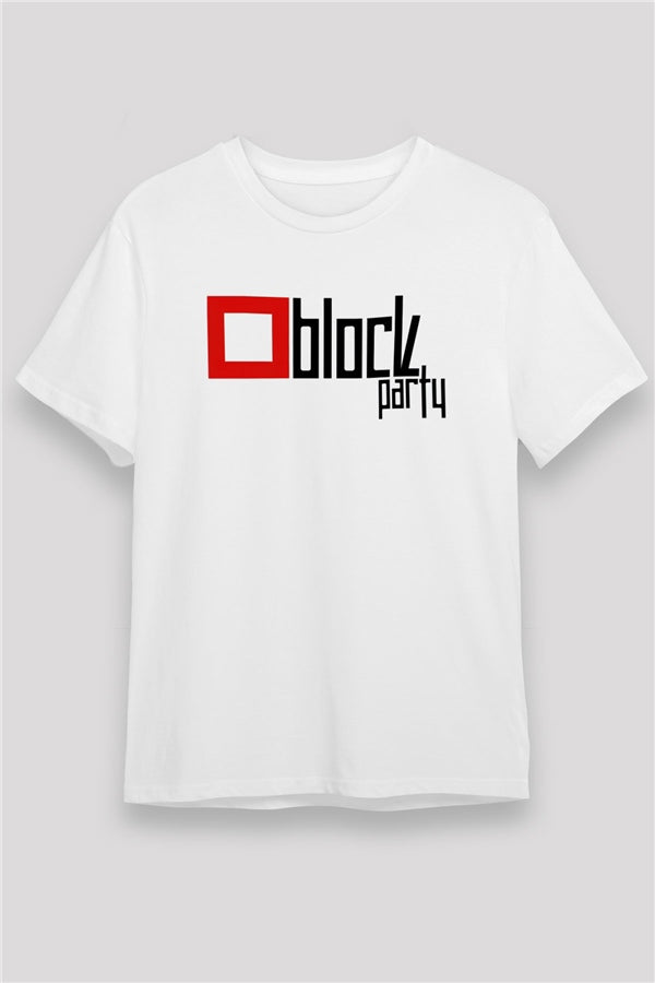 Bloc Party White Unisex T-Shirt