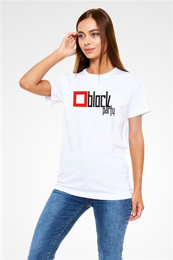Bloc Party White Unisex T-Shirt