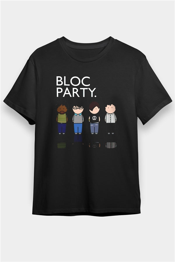 Bloc Party Black Unisex T-Shirt