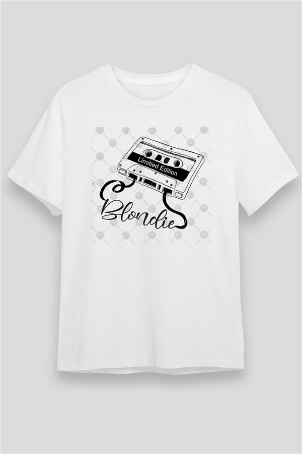 Blondie Debbie Harry Print Unisex White T-Shirt