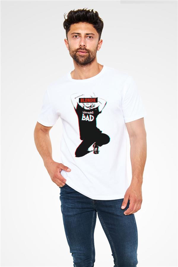 Blondie Debbie Harry Print Unisex White T-Shirt