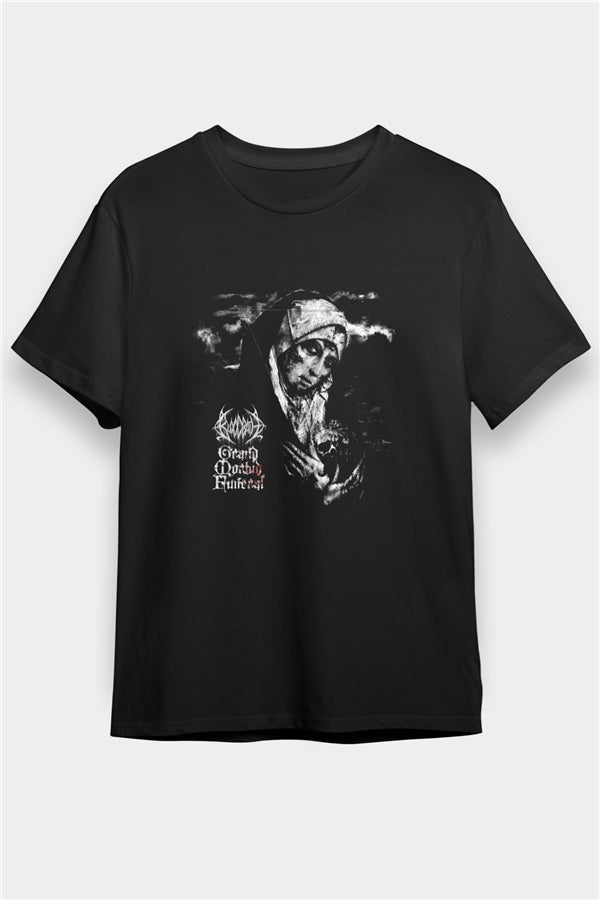 Bloodbath Graphic Print Unisex Black T-Shirt