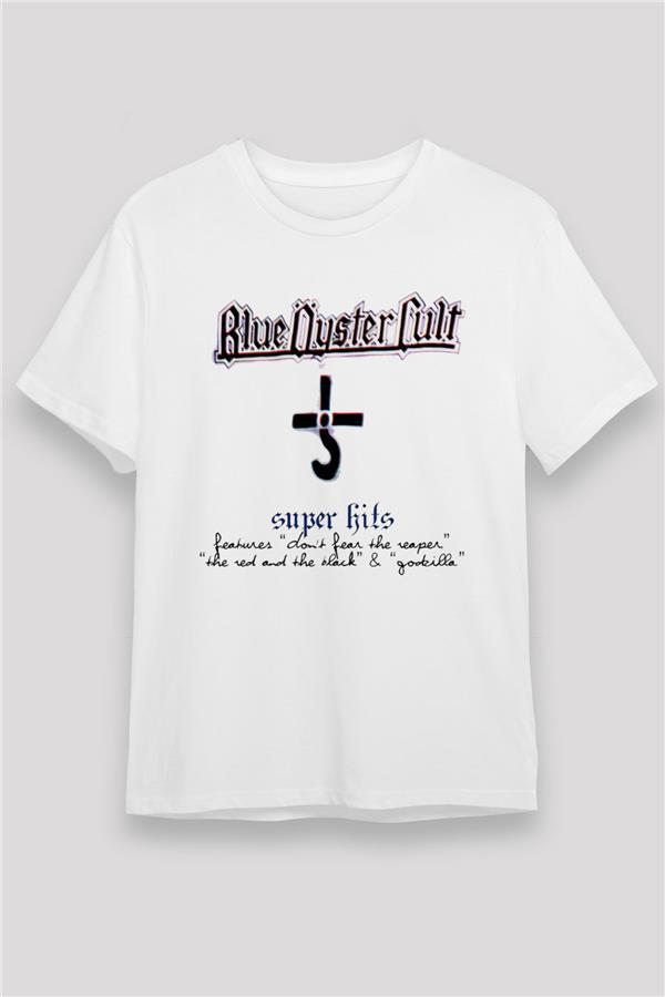 Blue Oyster Cult Printed Unisex White T-Shirt