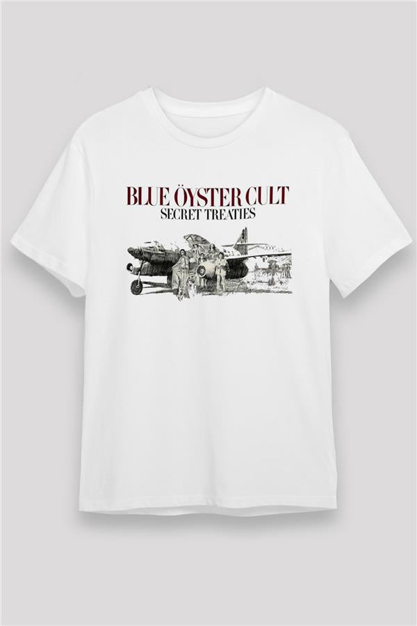 Blue Oyster Cult Printed Unisex White T-Shirt