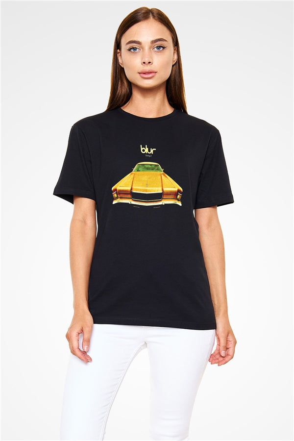 Blur Black Printed Unisex T-Shirt