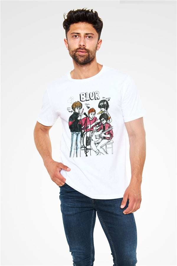 Blur White Unisex T-Shirt
