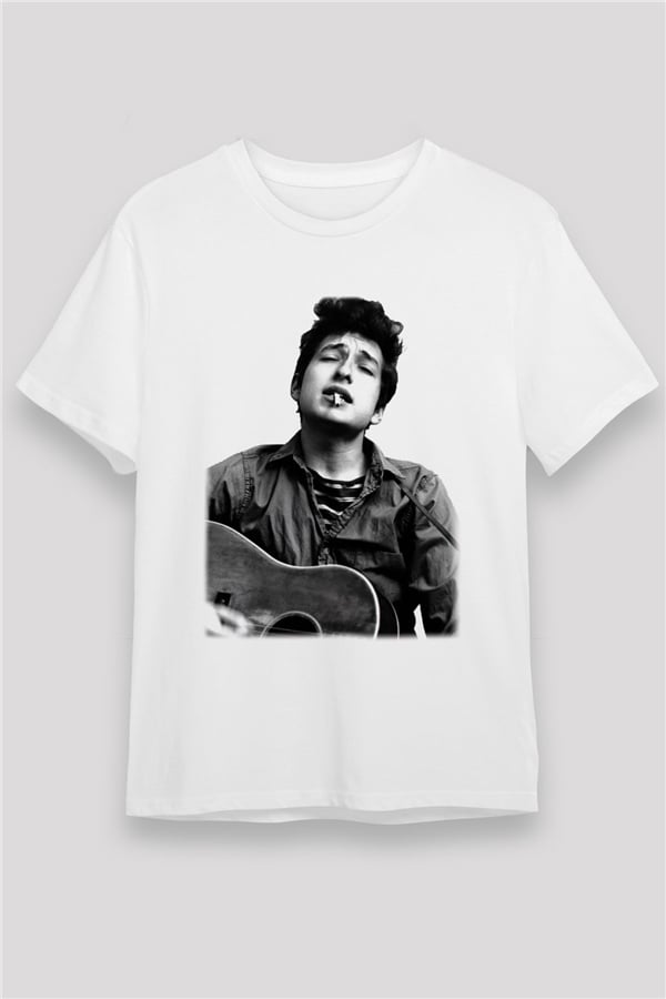 Bob Dylan White Unisex T-Shirt