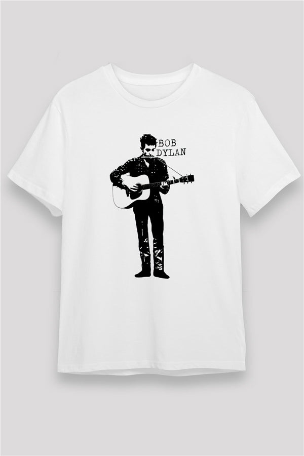 Bob Dylan White Unisex T-Shirt