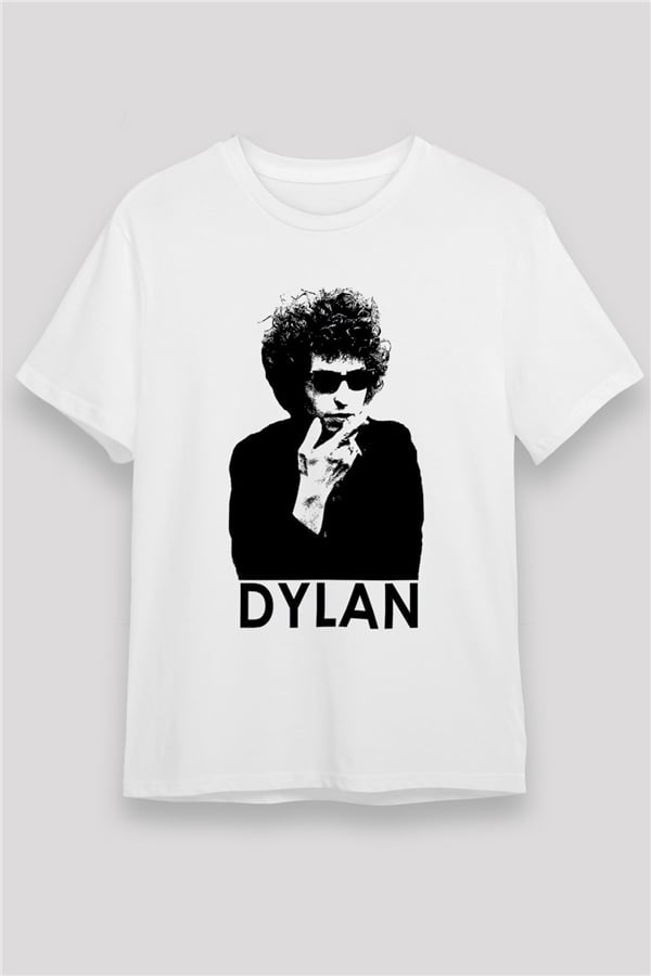 Bob Dylan White Unisex T-Shirt